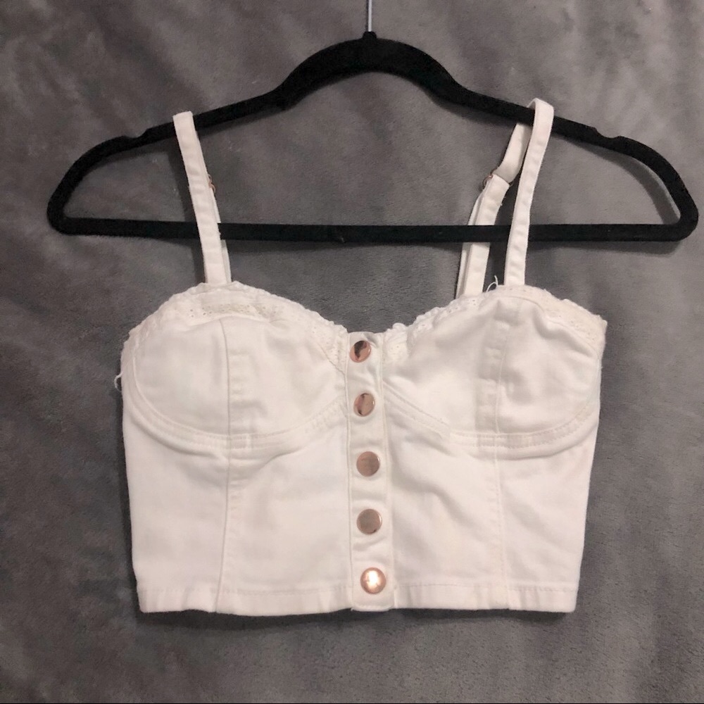 Bustier crop top🤍✨